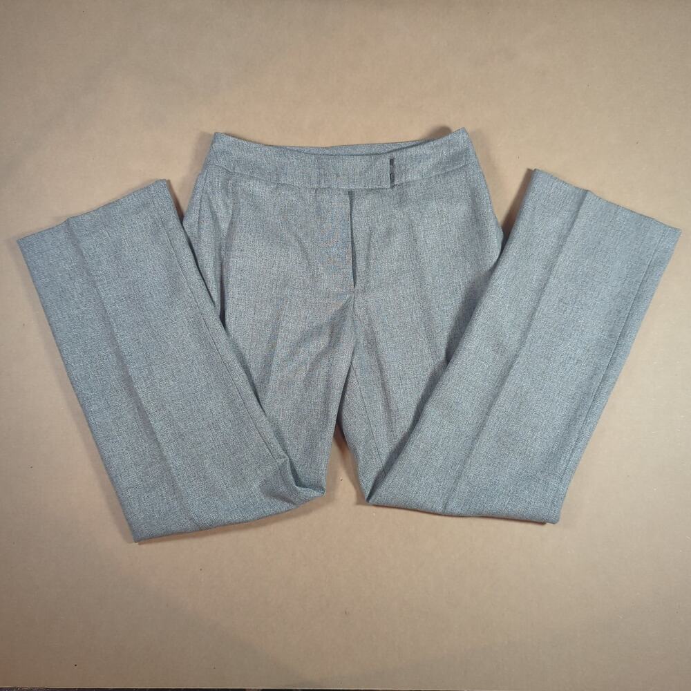 Focus 2000 Gray Wool-Blend Tailored Trousers